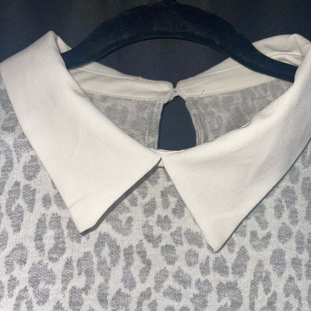 XL - Lot of 2 Sleeveless Peplum and Collared Top - Picture 7 of 11
